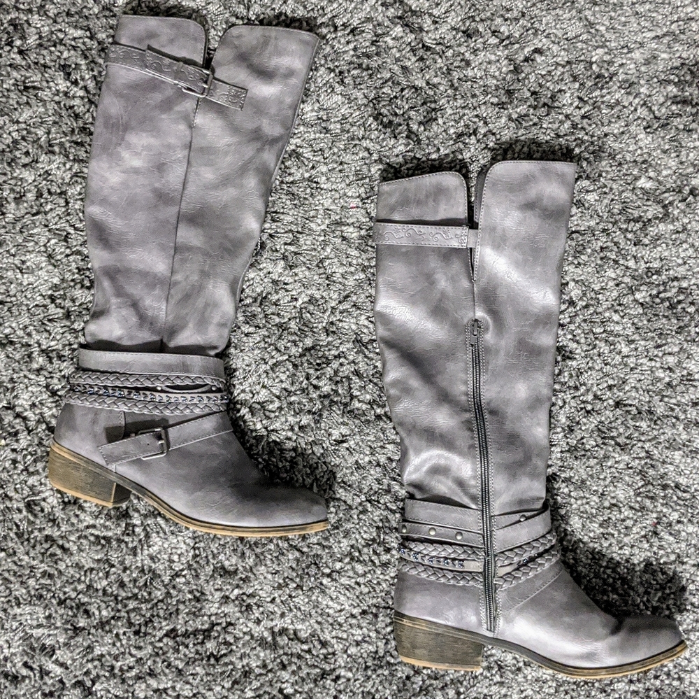 ✨2for$18✨Gray Knee-High Boots